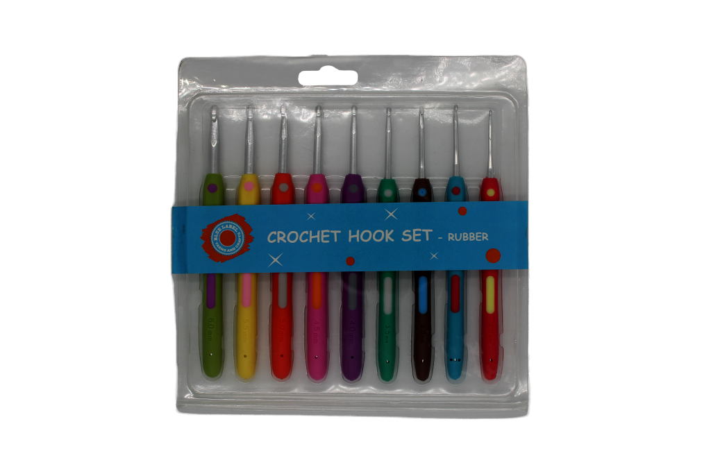 Blue Label Soft/Rubber Grip Crochet Hook Set The Wool Cafe
